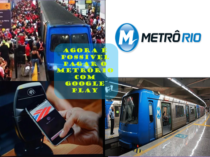 Pague o MetrôRio com Google Play