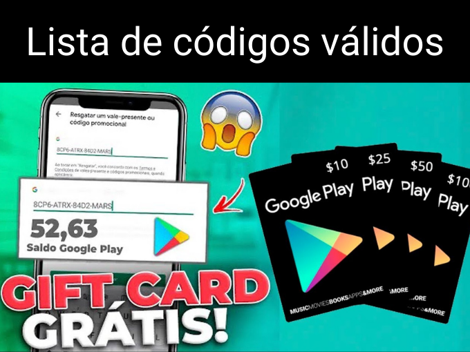 Listas de Códigos de Gift Card válidos 2024 (atualizados semanalmente) ⋆  Vales Presente: comparações, descontos e promoções